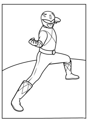 Power Rangers boyama sayfası,  coloring page, Korucu Yumruğu, 