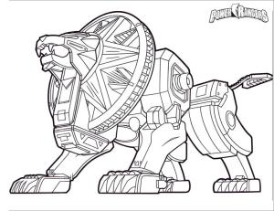 Power Rangers boyama sayfası,  coloring page, Power Rangers Aslanı Ninja Fırtına, 