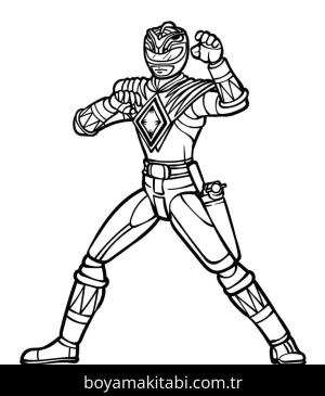 Power Rangers boyama sayfası – boyama etkinliği, çocuk aktivitesi