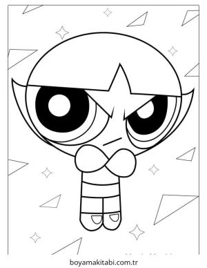 Powerpuff Girls boyama sayfası – evde etkinlik, ücretsiz yazdır