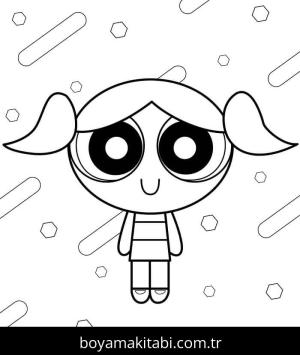 Powerpuff Girls boyama sayfası – renkli çizimler, okul öncesi