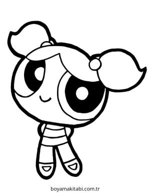 Powerpuff Girls boyama sayfası – yaratıcılık, eğlenceli etkinlik