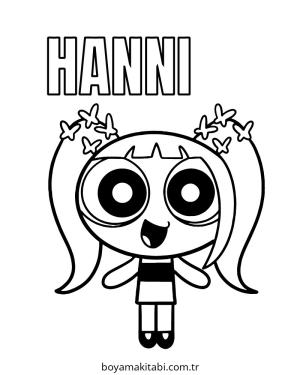 Powerpuff Girls boyama sayfası – sevimli karakter, sanatsal çalışma