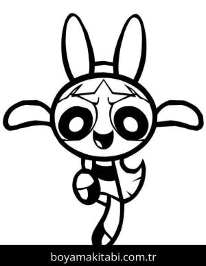 Powerpuff Girls boyama sayfası – PDF indir, sevimli karakter