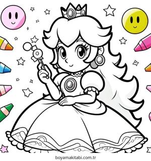 Prenses Peach Boyama