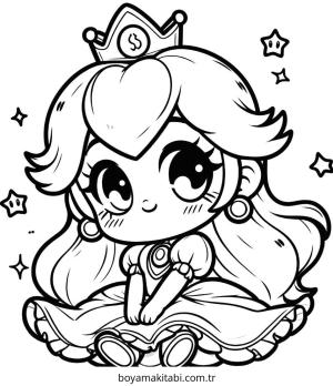 Prenses Peach Boyama