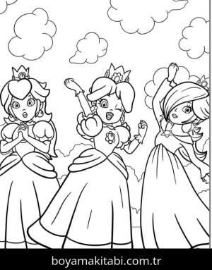 Prenses Peach Boyama