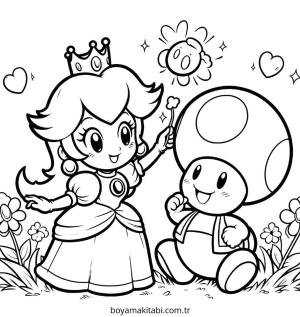 Prenses Peach Boyama