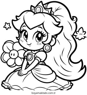 Prenses Peach Boyama