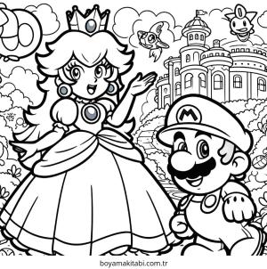 Prenses Peach Boyama