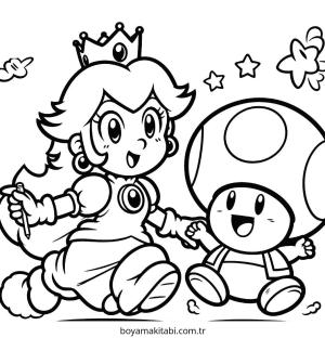 Prenses Peach Boyama