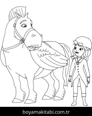 Prenses Sofia boyama sayfası – yaratıcılığı geliştirir, keyifli zaman