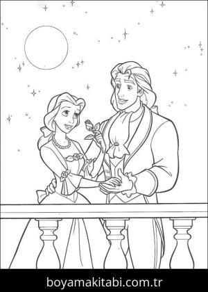 Prenses boyama sayfası – çocuk aktivitesi, PDF indir