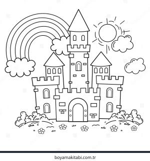 Prenses boyama sayfası – keyifli zaman, renkli çizimler