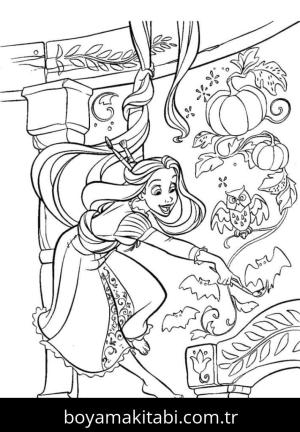 Prenses boyama sayfası – boyama etkinliği, çocuk aktivitesi