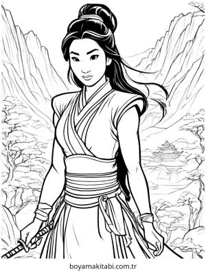 Prenses boyama sayfası – boyama etkinliği, çocuk aktivitesi