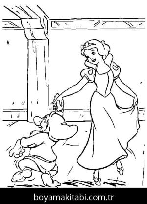 Prenses boyama sayfası – yaratıcılık, eğlenceli etkinlik