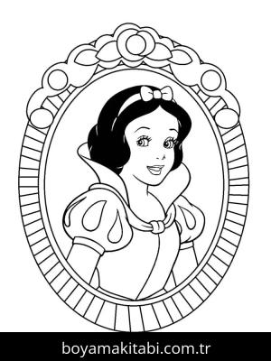 Prenses boyama sayfası – renkli çizimler, okul öncesi