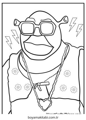 Preppy boyama sayfası – boyama çalışması, yaratıcılığı geliştirir