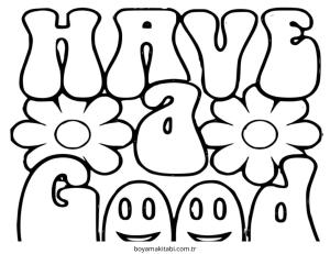 Preppy boyama sayfası – el becerilerini geliştirir, boyama çalışması