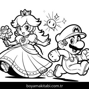 Princess Peach boyama sayfası,  coloring page, , 