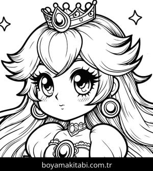 Princess Peach boyama sayfası,  coloring page, , 