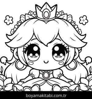 Princess Peach boyama sayfası,  coloring page, , 