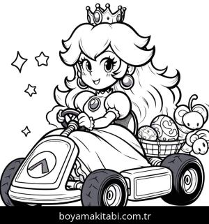 Princess Peach boyama sayfası,  coloring page, , 