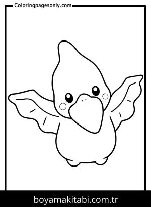 Pterodactyl Dinazor boyama sayfası,  coloring page, , Dinosaur Cartoon Pictures1