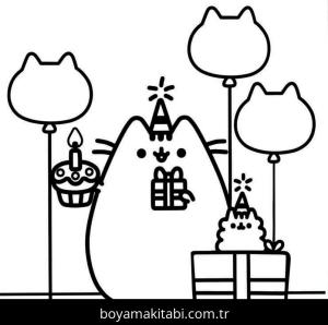 Pusheen Boyama