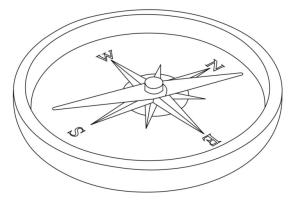 Pusula boyama sayfası,  coloring page, Pusula Gülü boyama sayfası, 