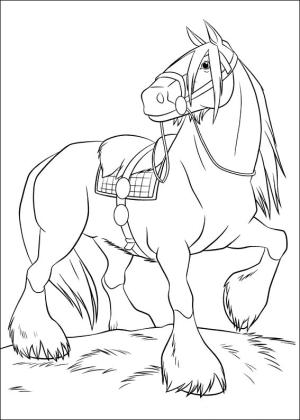 Kraliçe Elinor boyama sayfası,  coloring page, Cesur gelen Angus, 