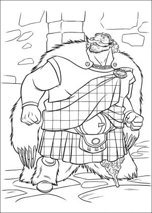 Kraliçe Elinor boyama sayfası,  coloring page, Kral Fergus, 