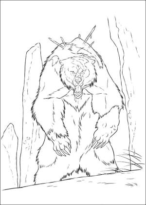 Kraliçe Elinor boyama sayfası,  coloring page, Mor’du Ayı, 