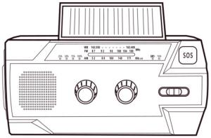 Radio boyama sayfası,  coloring page, Güzel Radyo, 