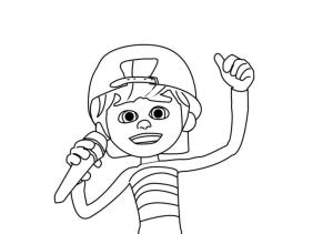 Rafadan Tayfa boyama sayfası,  coloring page, Rafadan Tayfa Şarkı Söyleme, 