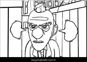 Rafadan Tayfa boyama sayfası – okul öncesi, evde etkinlik