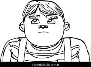 Rafadan Tayfa boyama sayfası – boyama etkinliği, çocuk aktivitesi