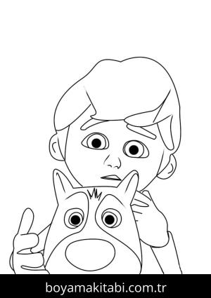 Rafadan Tayfa boyama sayfası – boyama çalışması, yaratıcılığı geliştirir