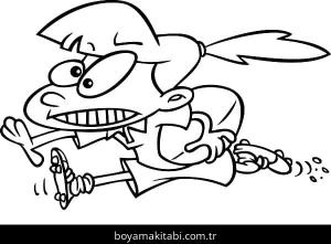 Ragbi boyama sayfası – boyama etkinliği, çocuk aktivitesi