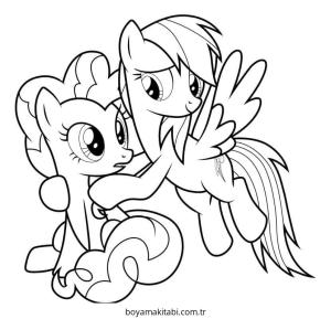 Rainbow Dash Boyama Sayfaları