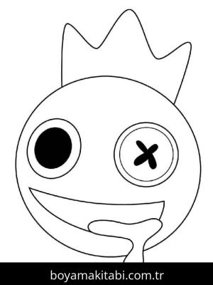 Gökkuşağı Arkadaşları (Rainbow Friends) boyama sayfası – yaratıcılık, eğlenceli etkinlik