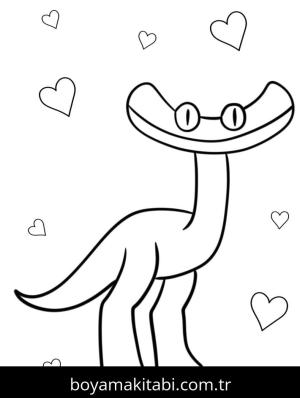 Gökkuşağı Arkadaşları (Rainbow Friends) boyama sayfası – ücretsiz yazdır, boyama etkinliği