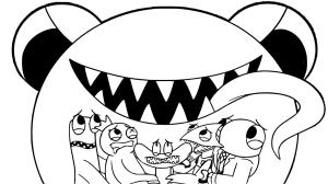 Gökkuşağı Arkadaşları (Rainbow Friends) boyama sayfası,  coloring page, Karikatür Gökkuşağı Arkadaşlar, 