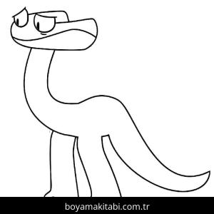 Gökkuşağı Arkadaşları (Rainbow Friends) boyama sayfası – sanatsal çalışma, çocuklar için