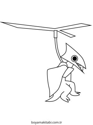 Gökkuşağı Arkadaşları (Rainbow Friends) boyama sayfası – okul öncesi, evde etkinlik