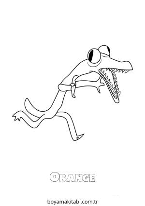 Gökkuşağı Arkadaşları (Rainbow Friends) boyama sayfası – kolay boyama, eğitici aktivite