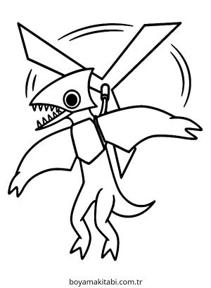 Gökkuşağı Arkadaşları (Rainbow Friends) boyama sayfası – ücretsiz yazdır, boyama etkinliği