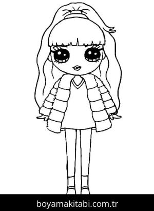 Rainbow High boyama sayfası – çocuk aktivitesi, PDF indir