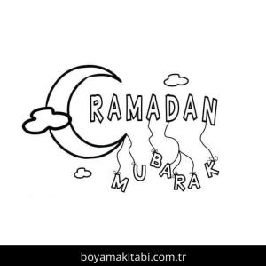 Ramazan Bayramı boyama sayfası – yaratıcılığı geliştirir, keyifli zaman